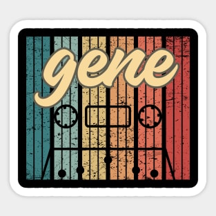 gene cassette retro vintage Sticker